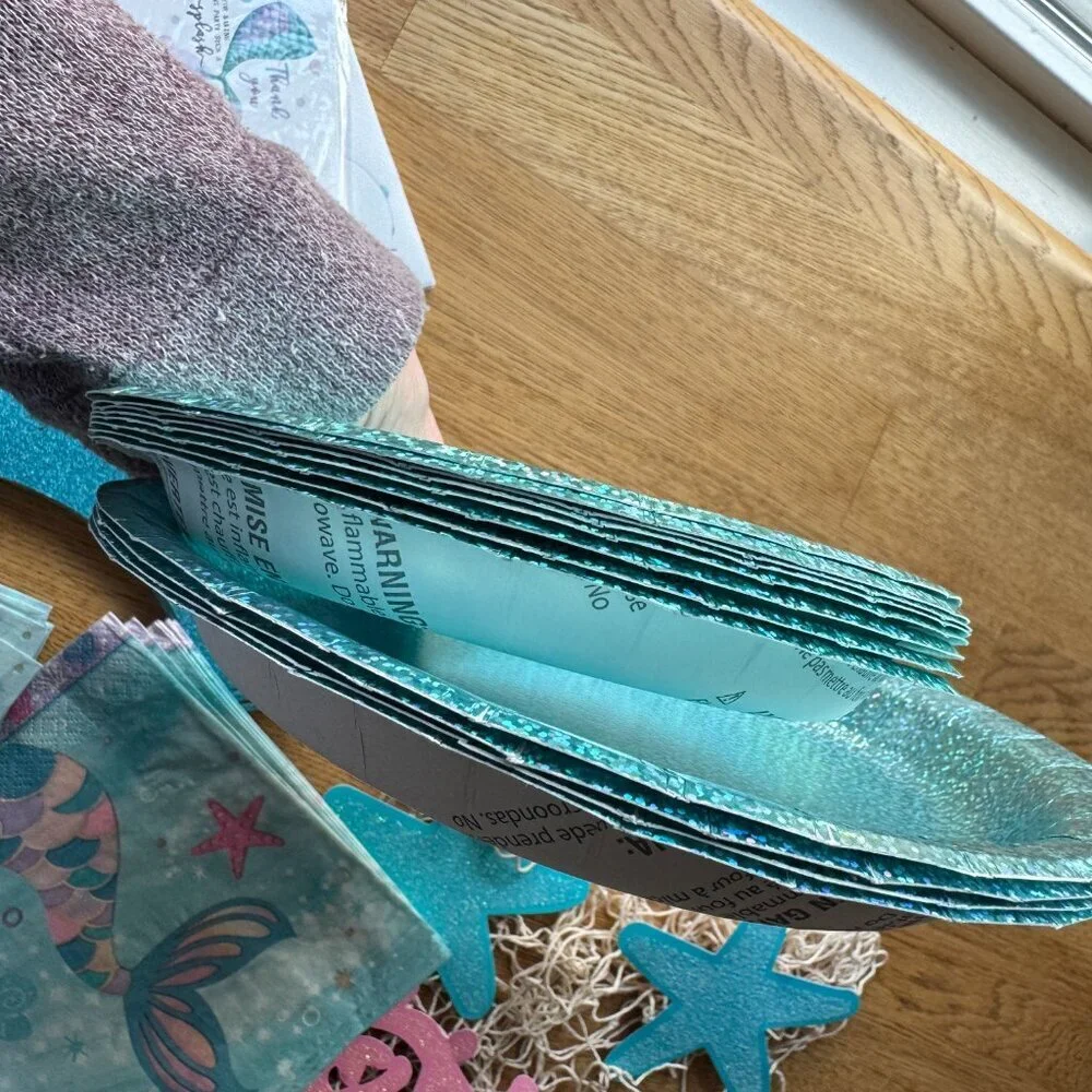 Mermaid Birthday Party Supply Lot